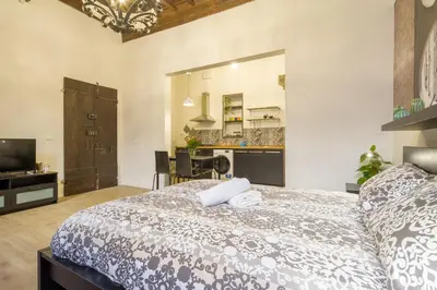 Letto o letti in una camera di Capponi Suite