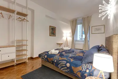 Letto o letti in una camera di Angeli in Costa San Giorgio