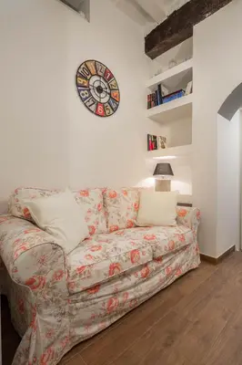 Area soggiorno di Corte Novella Apartment