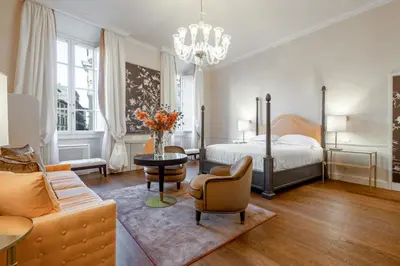 Letto o letti in una camera di San Firenze Suites & Spa
