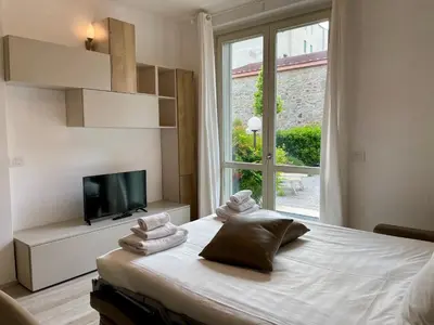 Letto o letti in una camera di Borgo Guelfo VIII