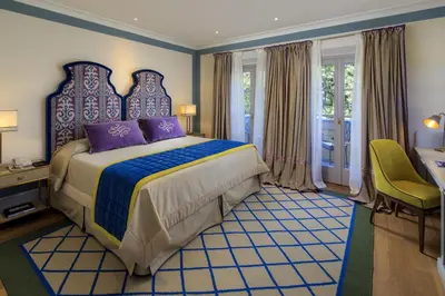 Letto o letti in una camera di Villa La Massa