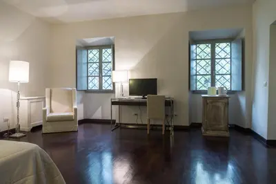 TV o dispositivi per l'intrattenimento presso Villa Il Palagio