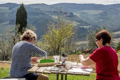 Paesaggio naturale nelle vicinanze del bed & breakfast