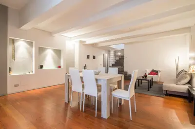Area soggiorno di Serragli Loft