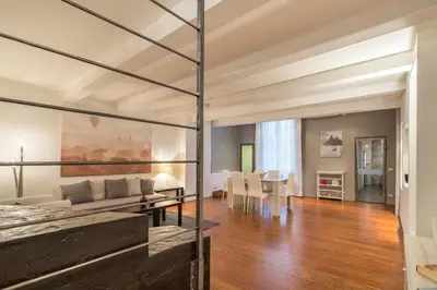 Area soggiorno di Serragli Loft