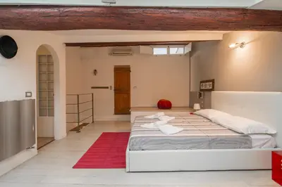 Letto o letti in una camera di Serragli Loft