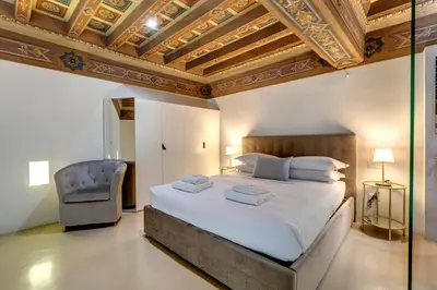 Letto o letti in una camera di Crystal Suite