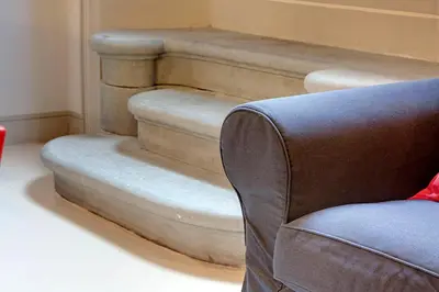 Area soggiorno di Crystal Suite