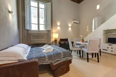 Letto o letti in una camera di Crystal Suite