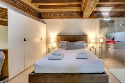 Letto o letti in una camera di Crystal Suite
