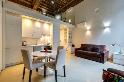 Area soggiorno di Crystal Suite