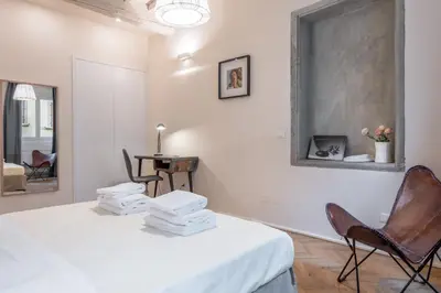 Letto o letti in una camera di Romantic Novella by Mmega