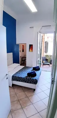 Letto o letti in una camera di B&B La Cittadella