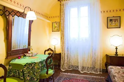 Area soggiorno di Poggio Imperiale Apartments