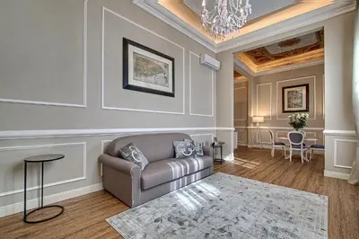 Area soggiorno di Art Apartment Luxury Family suite
