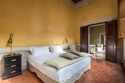 Letto o letti in una camera di The Terrace Apt Always Florence Collection