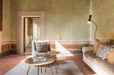 Area soggiorno di The Terrace Apt Always Florence Collection
