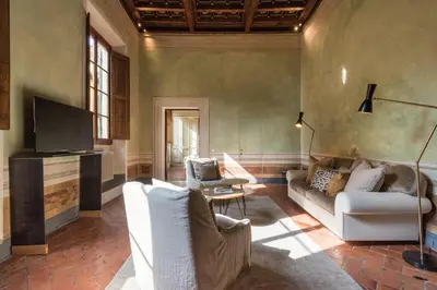 Area soggiorno di The Terrace Apt Always Florence Collection