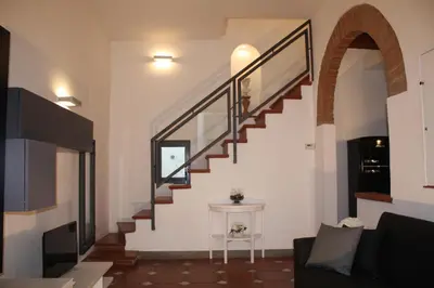 TV o dispositivi per l'intrattenimento presso S.Zanobi courtyard house w/ terrace