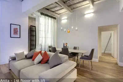 Area soggiorno di Belle Donne Apartments by Mamo Florence