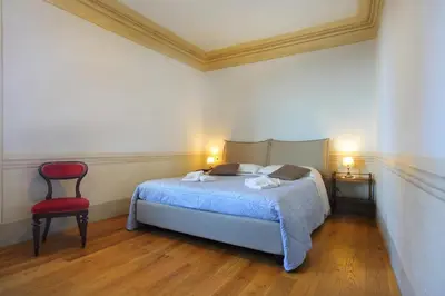 Letto o letti in una camera di Finestra sul Duomo