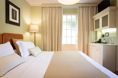 Letto o letti in una camera di Villino Fiorentino