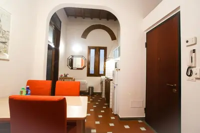 Area soggiorno di Via Guelfa Apartment