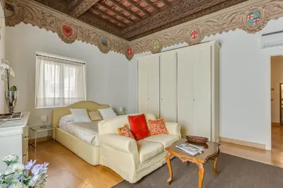 Area soggiorno di Apartments Florence - Benedetto Duomo
