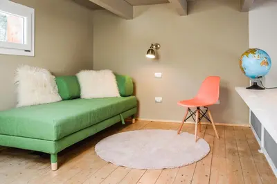 Area soggiorno di L'ALBEROCASA Eco Residence