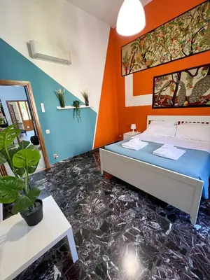 Letto o letti in una camera di Leopoldini Appartamenti