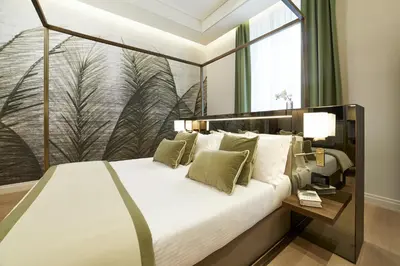 Letto o letti in una camera di Messori Suites