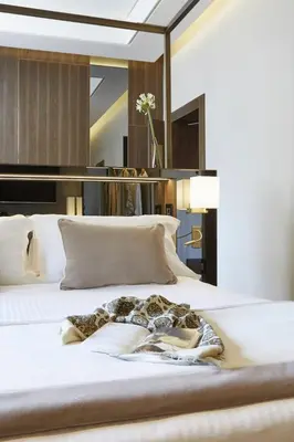 Letto o letti in una camera di Messori Suites