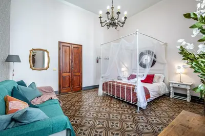 Letto o letti in una camera di Il Magnifico Firenze