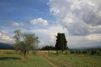 Paesaggio naturale nelle vicinanze della casa vacanze