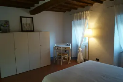 Letto o letti in una camera di Casa Leopoldo