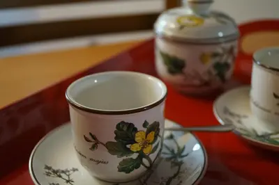 Set per la preparazione di tè e caffè presso Casa Leopoldo