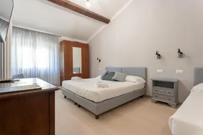 Letto o letti in una camera di Santo Spirito Venti
