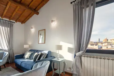 Letto o letti in una camera di Pitti Luxury Terrace by Mmega