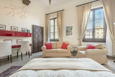 Area soggiorno di Piazza Signoria 1, apartment