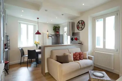 Area soggiorno di Apartment Florence with Love