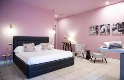 Letto o letti in una camera di Residence Leopoldo