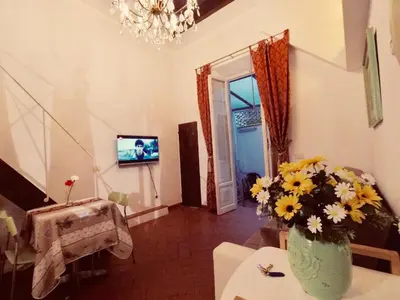 TV o dispositivi per l'intrattenimento presso Florentine Style Central Apartments