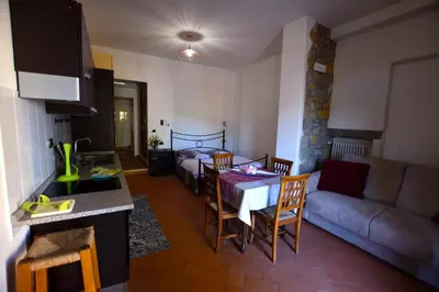 Cucina o angolo cottura di La Valle di Anna