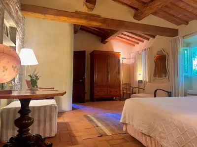 Letto o letti in una camera di Agriturismo Villa Di Campolungo