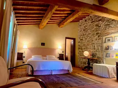 Letto o letti in una camera di Agriturismo Villa Di Campolungo