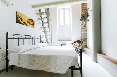 Letto o letti in una camera di Florence Fortezza Apartment