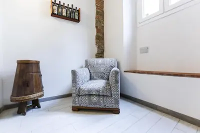 Area soggiorno di Florence Fortezza Apartment