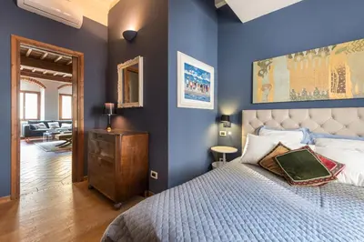 Letto o letti in una camera di Heart of Florence in great Location