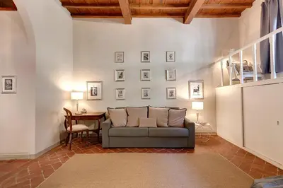 Area soggiorno di Courtyard Suite